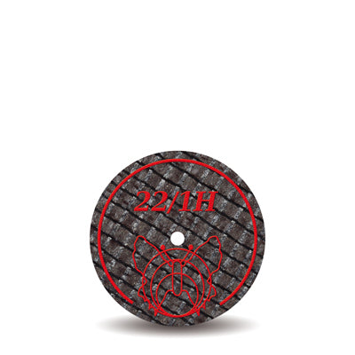 Hard Grinding Wheel for Steel by Motyl, 22.0mm diameter, 1.00mm thickness