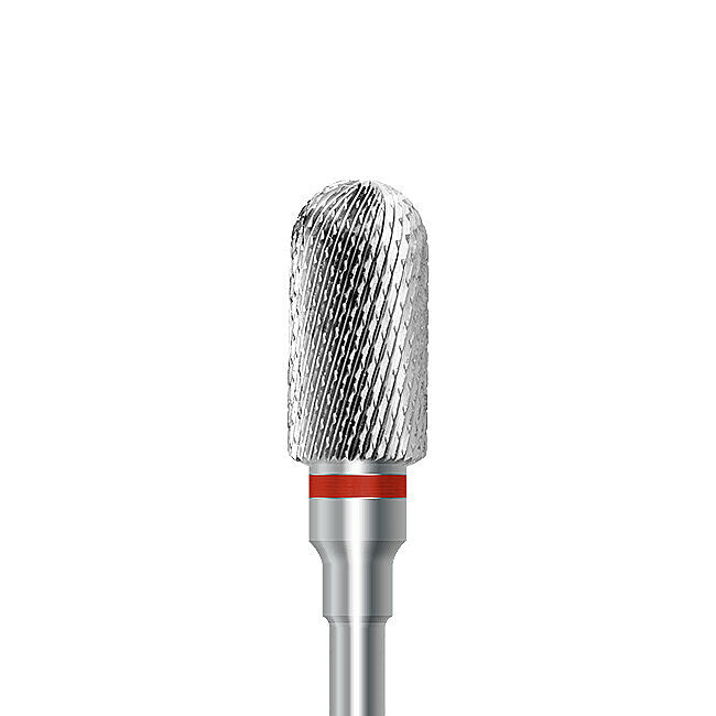 HP carbide cutter C.72KF.104.060: round-end cylinder, fine cross-cut, diameter 6.0 mm - Frank Dental