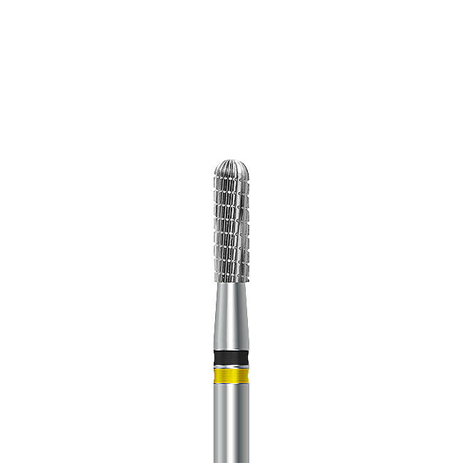 HP carbide cutter C.129KFQ.104.023 for palladium and dental alloys: round-end cylinder, diameter 2.3 mm - Frank Dental
