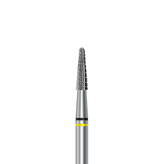 HP carbide cutter C.138KFQ.104.023 for palladium and dental alloys: round-end taper, diameter 2.3 mm - Frank Dental