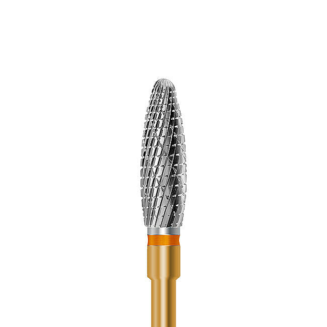 HP carbide cutter C.250KFQM.104.040 for palladium and dental alloys: egg, diameter 4.0 mm - Frank Dental