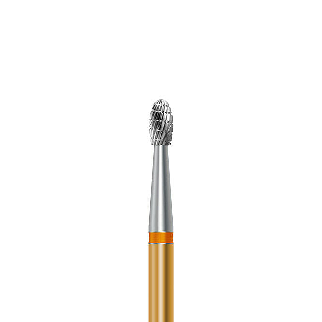 HP carbide cutter C.73KFQM.104.023 for palladium and dental alloys: egg, diameter 2.3 mm - Frank Dental