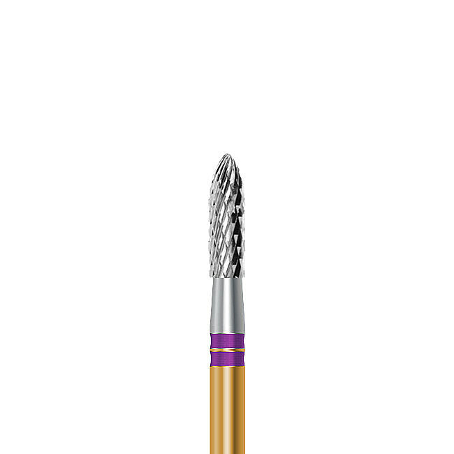 HP carbide cutter C.139NEM.104.023 for base metals and titanium: torpedo, diameter 2.3 mm - Frank Dental