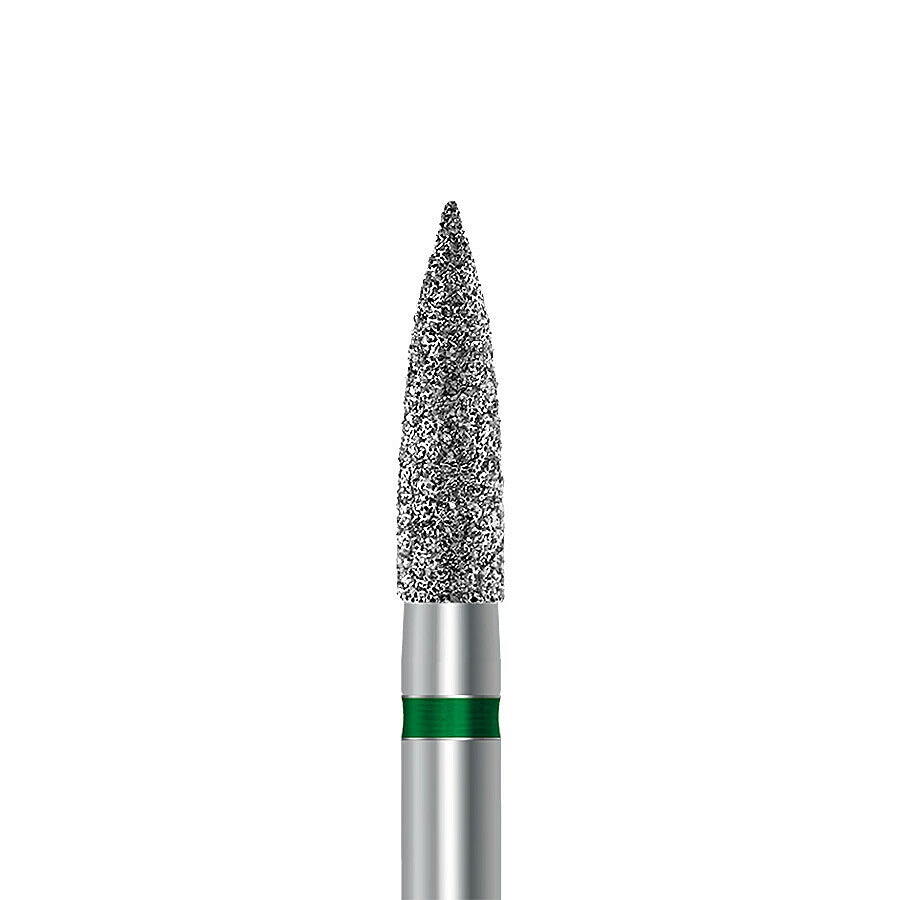 HP diamond flame bur D.863.025.G.HP: coarse grit, diameter 2.5 mm - Frank Dental
