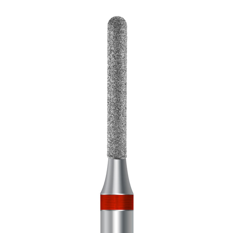 HP Diamond Bur by Frank Dental, Cylinder Round Long shape with Fine grit, 1.6mm diameter