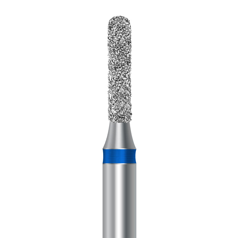 Diamond bur for handpiece D.880.014.HP: cylinder round shape with medium grit, diameter 1.4 mm - Frank Dental, Germany