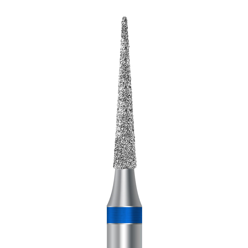 Diamond bur for handpiece D.859L.018.HP: needle shape with medium grit, diameter 1.8 mm - Frank Dental, Germany