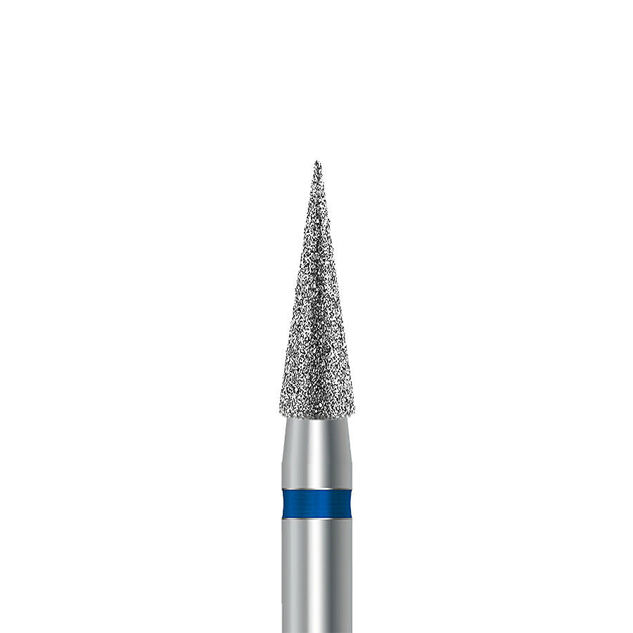 HP diamond pointed taper bur D.852.025.HP: medium grit, diameter 2.5 mm - Frank Dental
