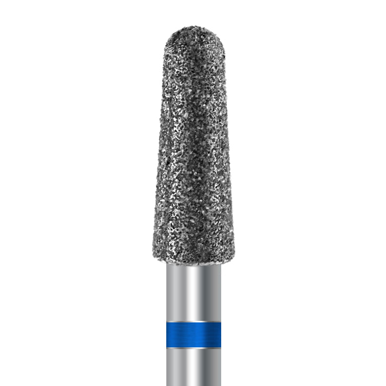 HP diamond round-end taper bur D.854R.033.HP: medium grit, 3.3 mm diameter - Frank Dental