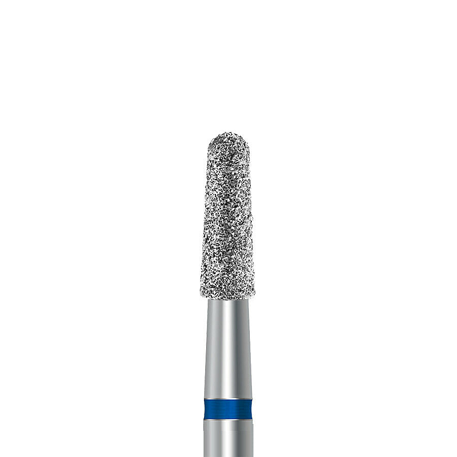 HP diamond round-end taper bur D.855.025.HP: medium grit, diameter 2.5 mm - Frank Dental