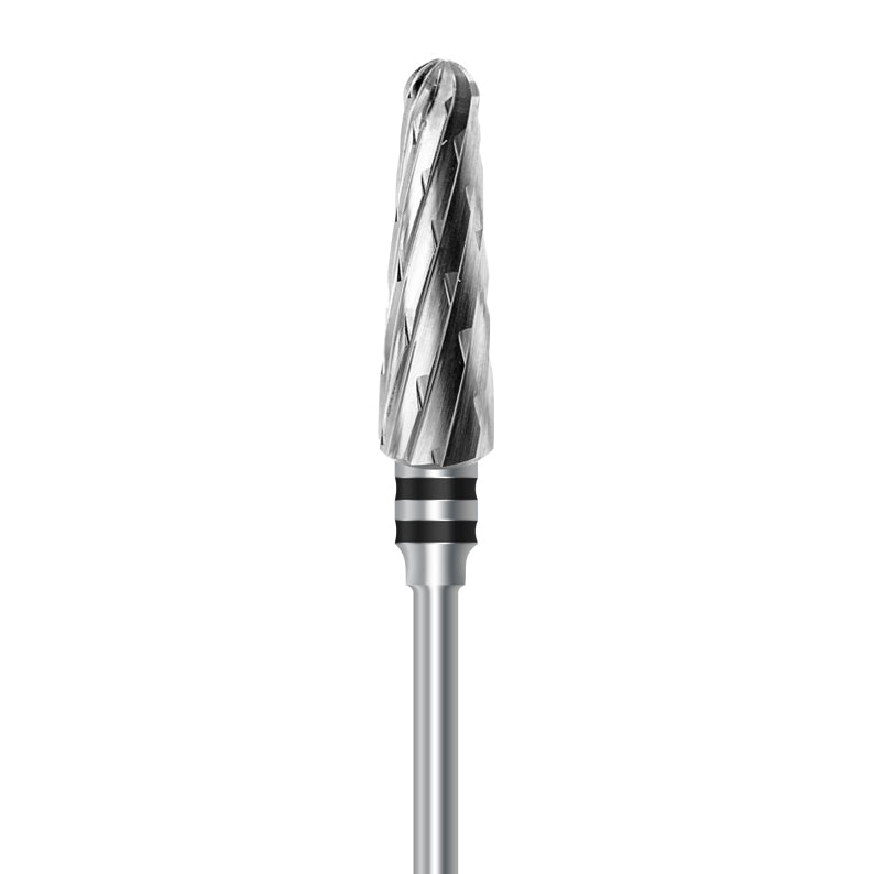 HP carbide cutter C.79LKSG.104.060 for wet plaster and soft denture acrylics: round-end taper, 6.0 mm diameter - Frank Dental