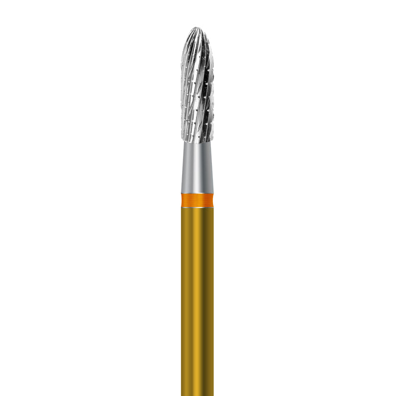 HP carbide cutter C.139KFQM.104.023 for palladium and dental alloys: torpedo, 2.3 mm diameter - Frank Dental