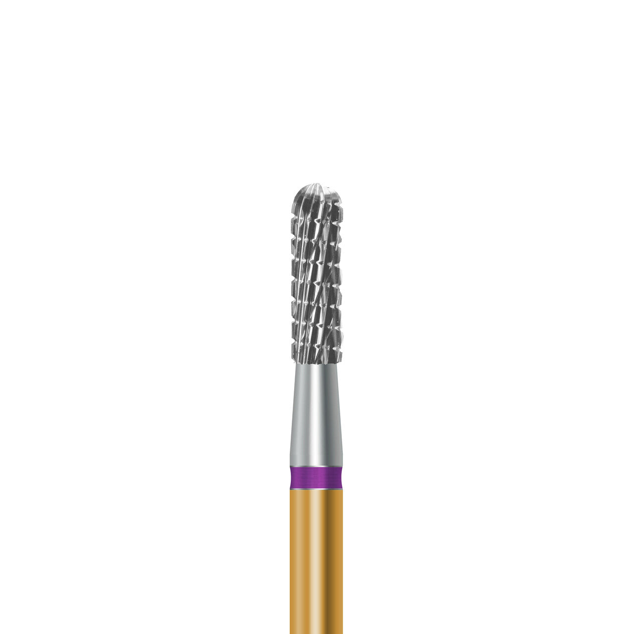 HP carbide cutter C.129KFQK.104.023 for veneering materials: round-end cylinder, 2.3 mm diameter - Frank Dental
