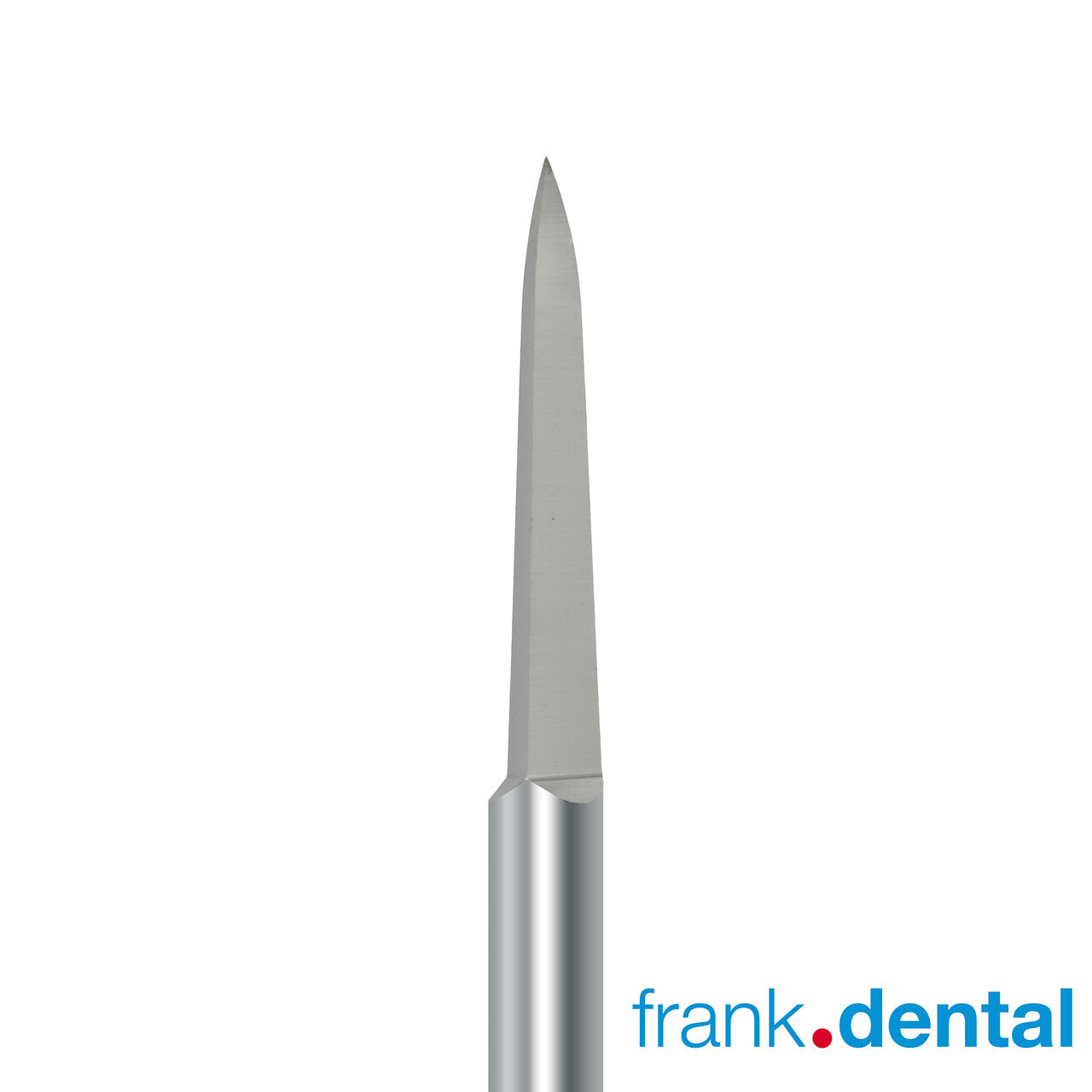 Tungsten carbide cutter C.219.104.023 for thermoplastics and splints: extra coarse grit, needle shape, diameter 2.3 mm