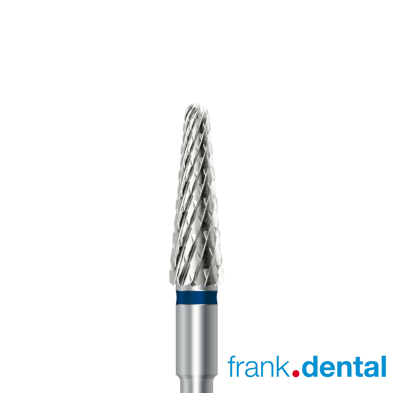 Tungsten Carbide Cutter by Frank Dental, Medium grit with Cross cut, 4.0mm diameter