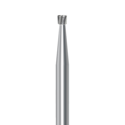 HP carbide inverted cone bur C.2.016.HP: plain cut, 1.6 mm diameter - Frank Dental