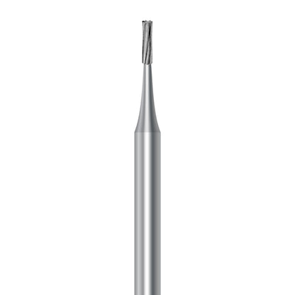 HP carbide flat-end cylinder bur C.21.009.HP: plain cut, diameter 0.9 mm - Frank Dental