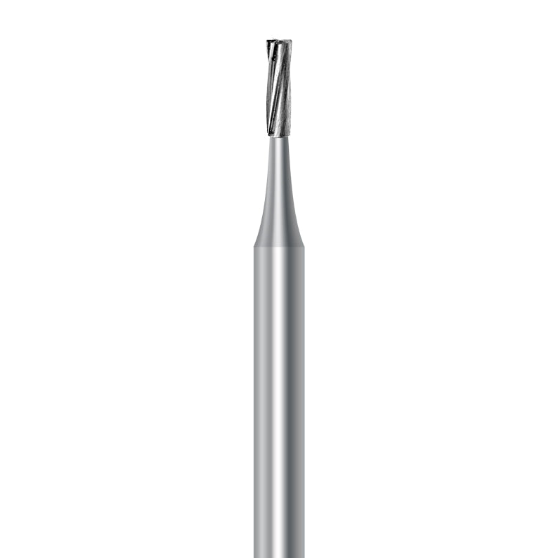 HP carbide flat-end cylinder bur C.21.012.HP: plain cut, diameter 1.2 mm - Frank Dental