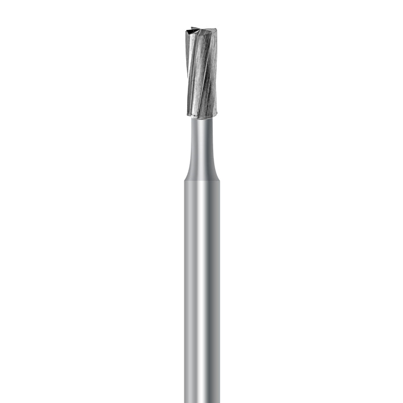 HP carbide flat-end cylinder bur C.21.021.HP: plain cut, diameter 2.1 mm - Frank Dental