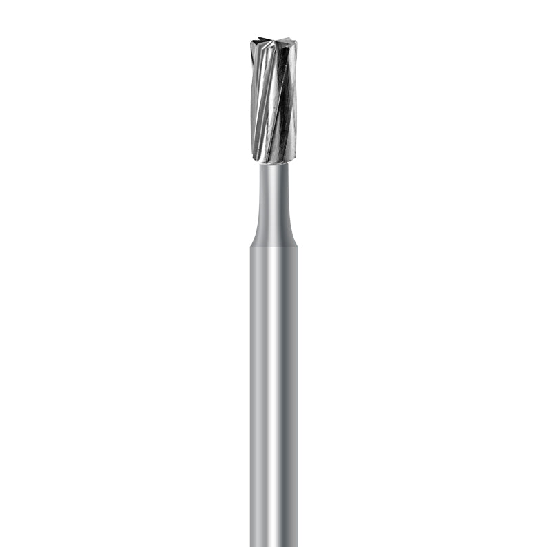 HP carbide flat-end cylinder bur C.21.023.HP: plain cut, diameter 2.3 mm - Frank Dental