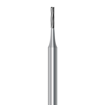 HP carbide flat-end long cylinder bur C.21L.010.HP: plain cut, diameter 1.0 mm - Frank Dental
