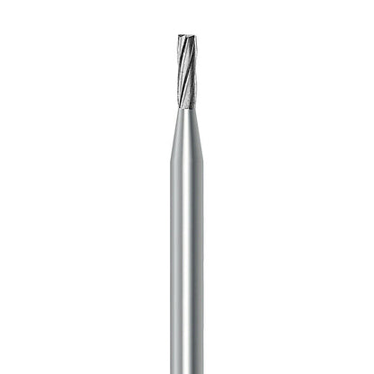 HP carbide flat-end long cylinder bur C.21L.012.HP: plain cut, diameter 1.2 mm - Frank Dental