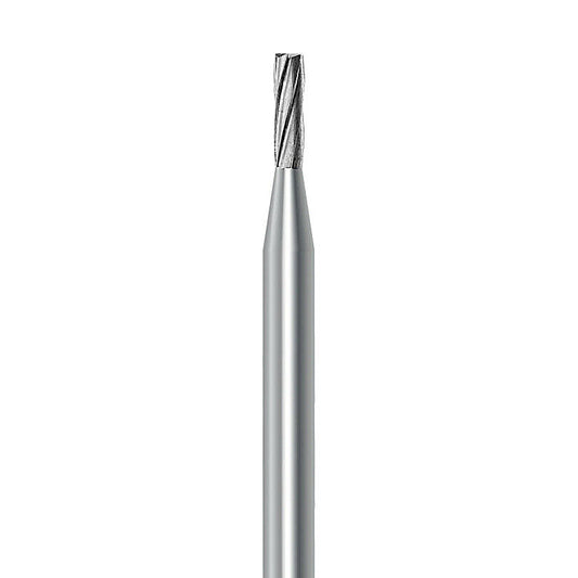 HP carbide flat-end long cylinder bur C.21L.012.HP: plain cut, diameter 1.2 mm - Frank Dental
