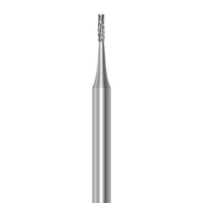 HP carbide flat-end cylinder bur C.31.009.HP: spiral cut, diameter 0.9 mm - Frank Dental