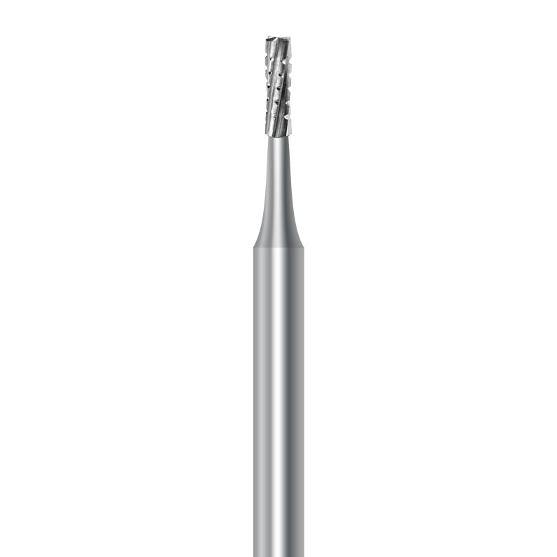 HP carbide flat-end cylinder bur C.31.012.HP: spiral cut, diameter 1.2 mm - Frank Dental