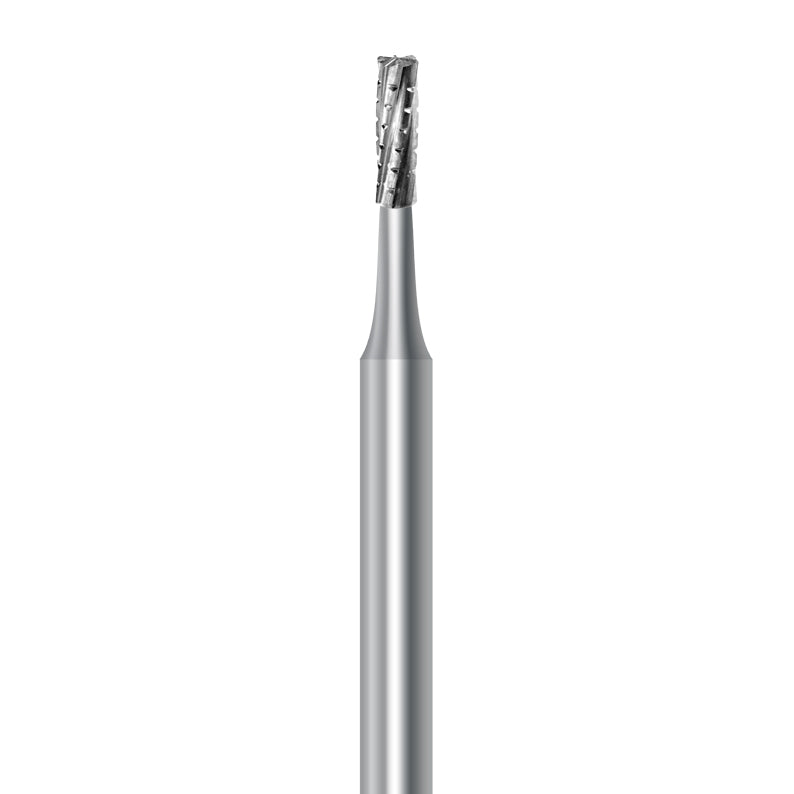 HP carbide flat-end cylinder bur C.31.014.HP: spiral cut, diameter 1.4 mm - Frank Dental