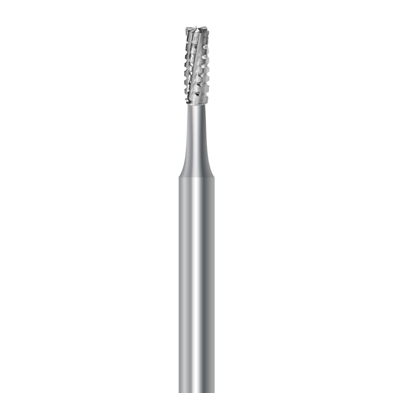 HP carbide flat-end cylinder bur C.31.016.HP: spiral cut, diameter 1.6 mm - Frank Dental