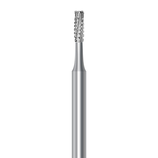 HP carbide flat-end cylinder bur C.31.016.HP: spiral cut, diameter 1.6 mm - Frank Dental