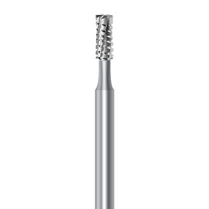 HP carbide flat-end cylinder bur C.31.021.HP: spiral cut, diameter 2.1 mm - Frank Dental