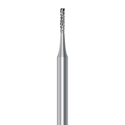 HP carbide flat-end long cylinder bur C.31L.010.HP: spiral cut, diameter 1.0 mm - Frank Dental