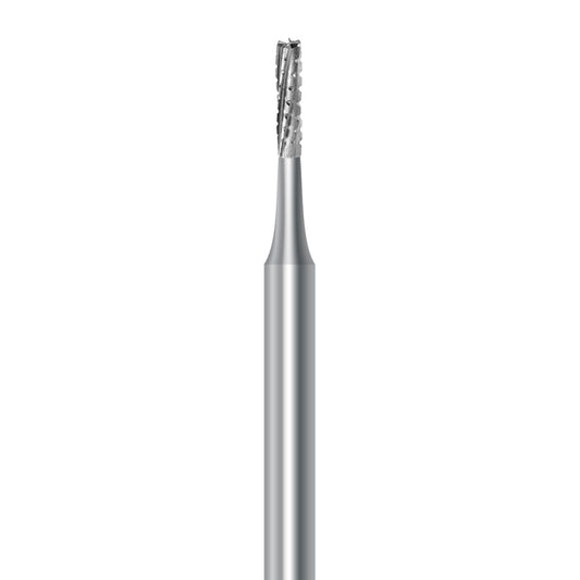 HP carbide flat-end long cylinder bur C.31L.012.HP: spiral cut, diameter 1.2 mm - Frank Dental