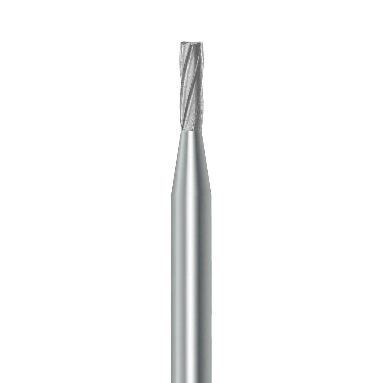 HP carbide flat-end long cylinder bur C.21L.012.HP: plain cut, 1.2 mm diameter - Frank Dental
