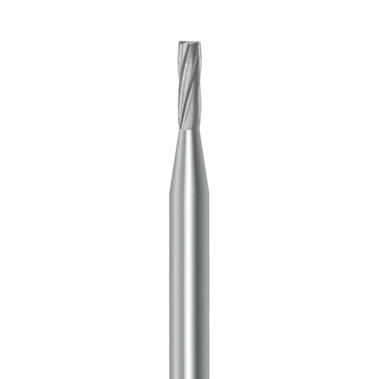 HP carbide flat-end long cylinder bur C.21L.012.HP: plain cut, 1.2 mm diameter - Frank Dental