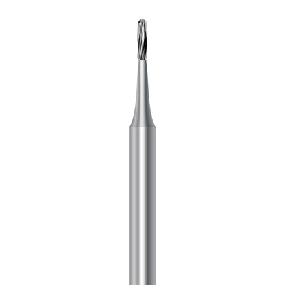HP carbide round-end cylinder bur C.21R.009.HP: plain cut, diameter 0.9 mm - Frank Dental
