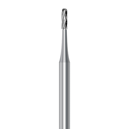 HP carbide round-end cylinder bur C.21R.010.HP: plain cut, diameter 1.0 mm - Frank Dental