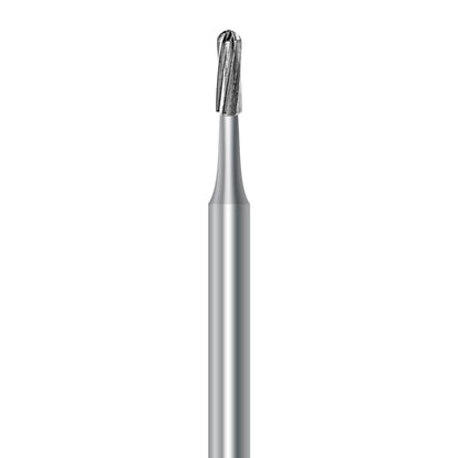 HP carbide round-end cylinder bur C.21R.014.HP: plain cut, diameter 1.4 mm - Frank Dental