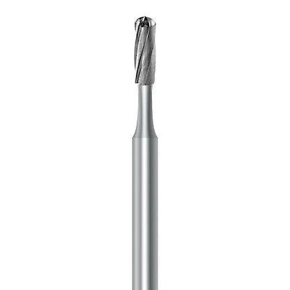 HP carbide round-end cylinder bur C.21R.018.HP: plain cut, diameter 1.8 mm - Frank Dental