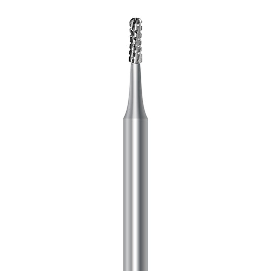 HP carbide round-end cylinder bur C.31R.012.HP: spiral cut, diameter 1.2 mm - Frank Dental