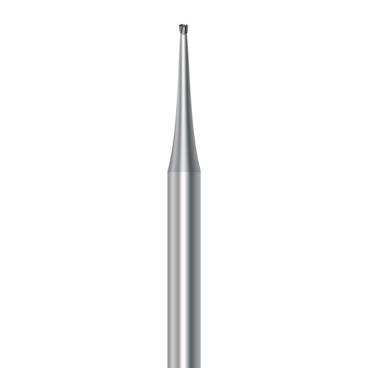 Carbide bur for handpiece C.2.006.HP: inverted cone shape with simple cut, diameter 0.6 mm - Frank Dental, Germany