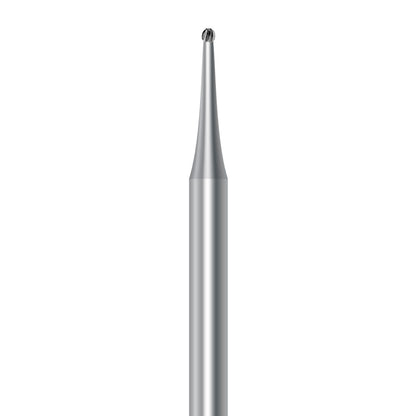 HP carbide round bur C.1.008.HP: plain cut, 0.8 mm diameter - Frank Dental