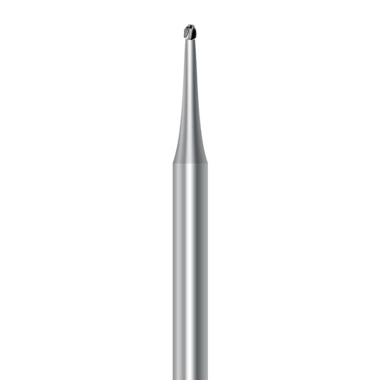 HP Carbide Bur by Frank Dental, Round shape with Simple cut, 1.0mm diameter