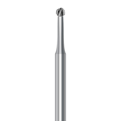 Carbide bur for handpiece C.FD1.018.HP: round shape with simple cut, diameter 1.8 mm - Frank Dental, Germany