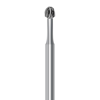 Carbide bur for handpiece C.FD1.027.HP: round shape with simple cut, diameter 2.7 mm - Frank Dental, Germany