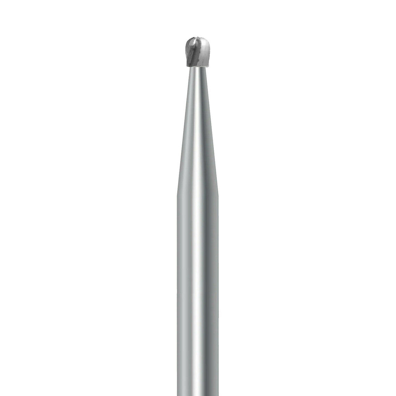 HP carbide pear bur C.7.012.HP: plain cut, 1.2 mm diameter - Frank Dental