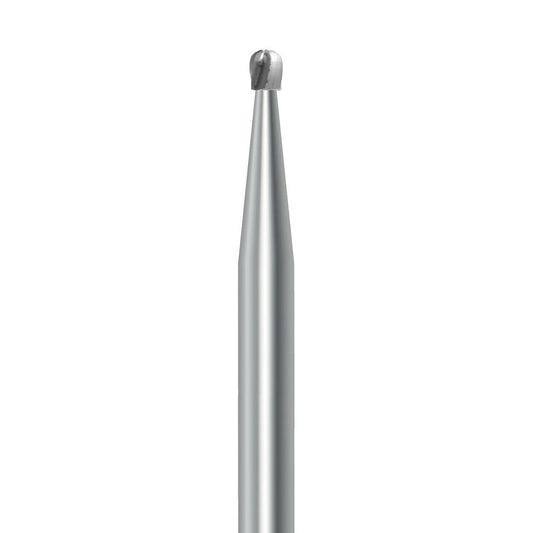 HP carbide pear bur C.7.012.HP: plain cut, 1.2 mm diameter - Frank Dental
