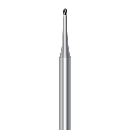 HP carbide pear bur C.7.009.HP: plain cut, diameter 0.9 mm - Frank Dental